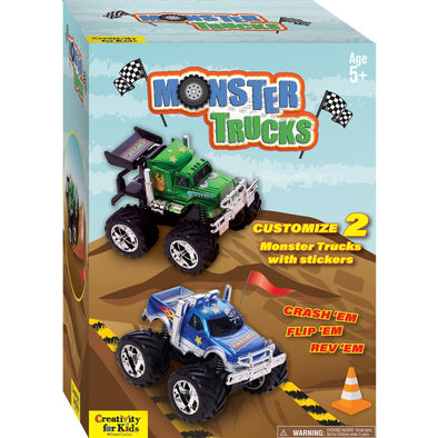 Creativity For Kids Monster Trucks, Set Of 2
