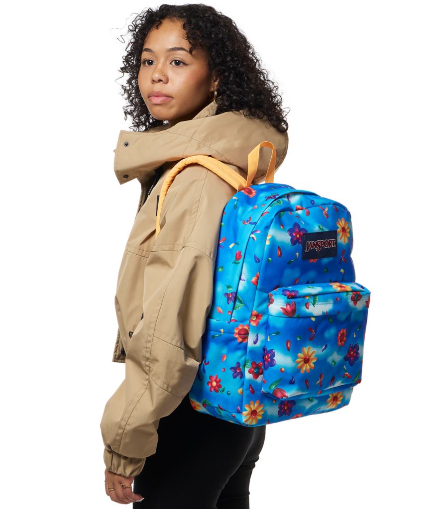 Jansport Superbreak Plus, Daydream Floral Blue – Spring Children