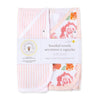 Burt's Bees Baby Set of 2 Hooded Towels, Rosy Spring