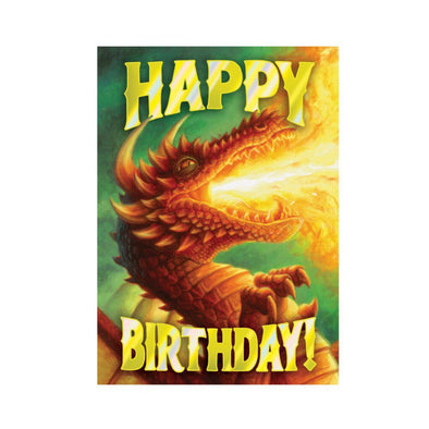 Happy Birthday Dragon Card