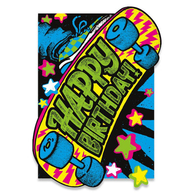Happy Birthday Skateboard Card