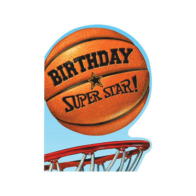 Birthday Basketball Card