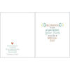 Vines & Hearts Cross- With Scripture Baptism Card