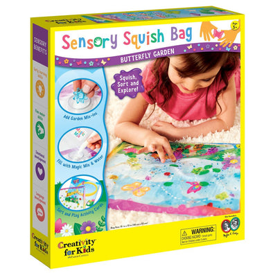 Creativity For Kids Squishy Sensory Bag, Butterfly Garden