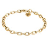 Charm It! Gold Chain Link Bracelet