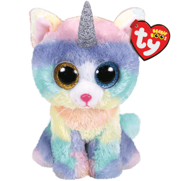 TY Beanie Boo, Heather Unicorn Cat