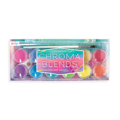 Ooly Chroma Blends Watercolours Pearlescent 13pc Set