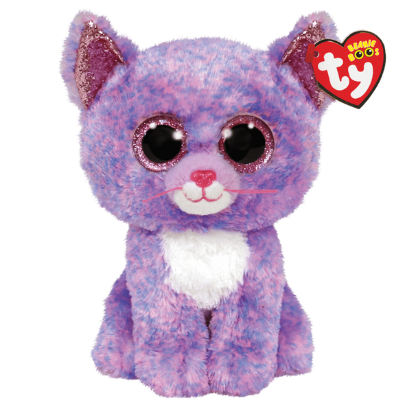 TY Beanie Boo, Cassidy Lavendar Cat