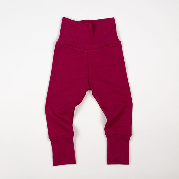 Pure Colour Baby Leggings, Dragon Fruit