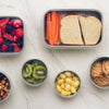 UKonserve Rectangular Container Silicone Lid 25oz, Clear