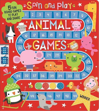 Spin & Play Animal Games Book