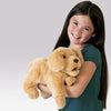 Folkmanis Golden Retriever Puppy Puppet