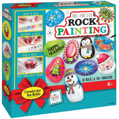 Creativity For Kids Holiday Hide & Seek Rock Painting