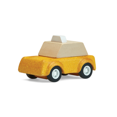 Plan Toys Yellow Taxicab