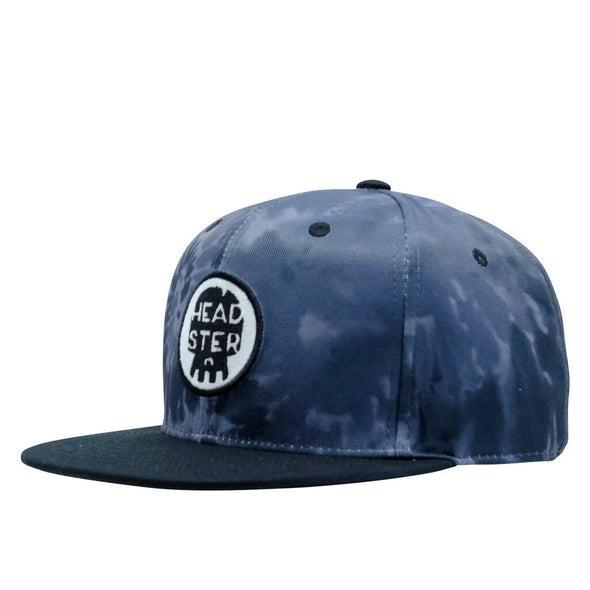 Headster Kids Tie Dye Snapback, Black