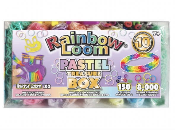 Rainbow Loom Treasure Box, Pastel