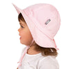 Jan & Jul Cotton Floppy Hat, Pink Stripes