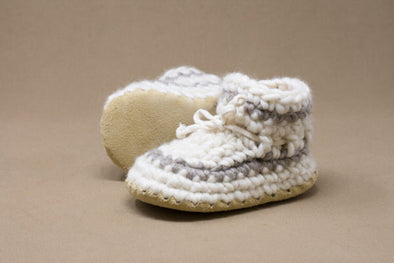 Padraig Slippers, Cream Stripe