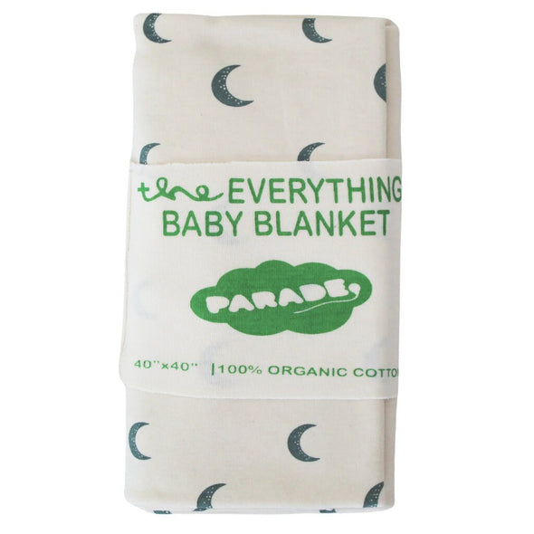 Parade Organics Everything Baby Blanket, Blue Moons