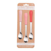 Ore Lil Bitty Spoon Set, Sweet Pink