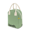 Fluf Zipper Lunch Bag. Lunch Moss