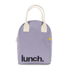 Fluf Zipper Lunch Bag, Lunch Lavender