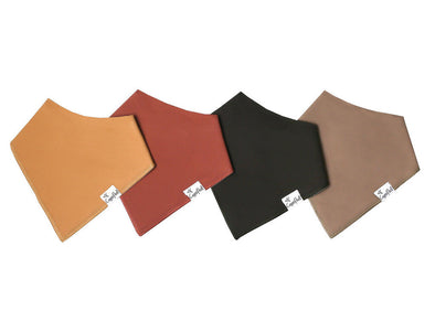 Copper Pearl Baby Bandana Bibs 4 Pack, Dune