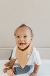 Copper Pearl Baby Bandana Bibs 4 Pack, Dune