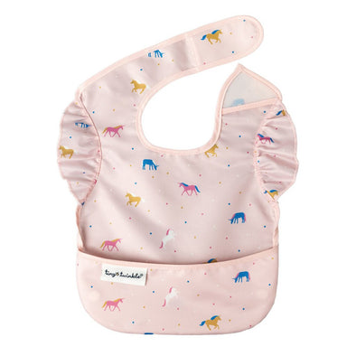Tiny Twinkle Easy Bib, Unicorn Confetti