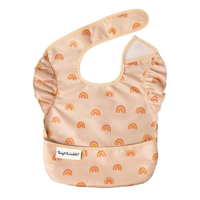Tiny Twinkle Easy Bib, Boho Rainbow