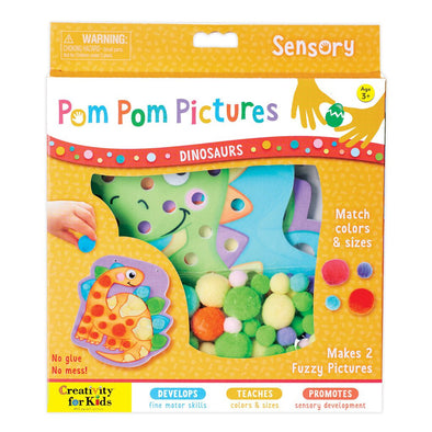 Creativity For Kids Pom Pom Pictures, Dinosaurs