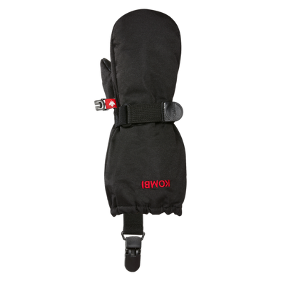 Kombi Crazy Caribou Mitt with Clip, Black