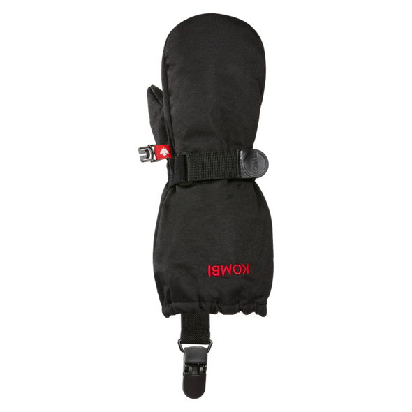 Kombi Crazy Caribou Mitt with Clip, Black