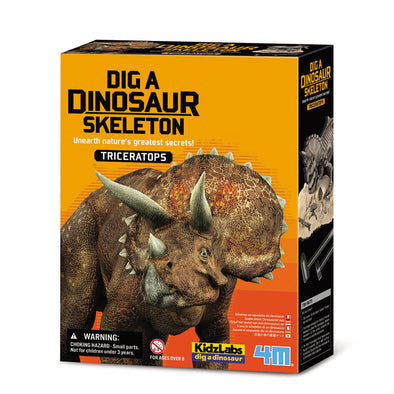 4M Dig A Dinosaur Skeleton, Triceratops