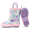 Jan & Jul Puddle Dry Rain Boots, Enchanted