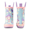 Jan & Jul Puddle Dry Rain Boots, Enchanted