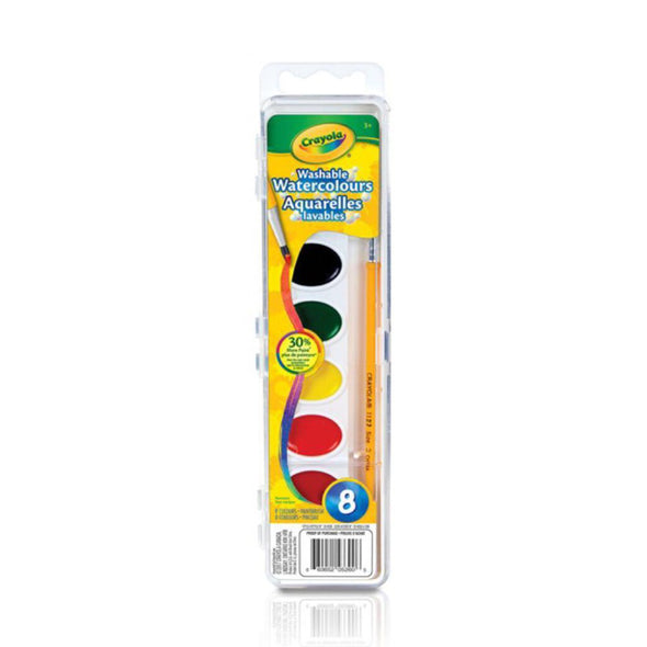 Crayola Washable Watercolours 8pc