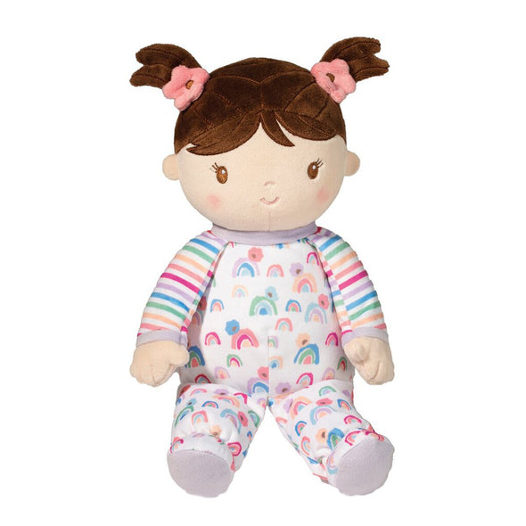 Douglas Isabelle Rainbow Stripe Doll