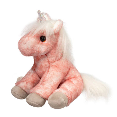 Douglas Hallie Pink Sitting Unicorn Mini Softie