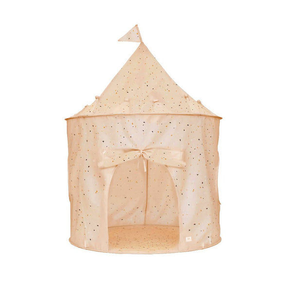 3 Sprouts Fabric Play Tent Castle, Terrazo Clay (LOCAL PICKUP ONLY)