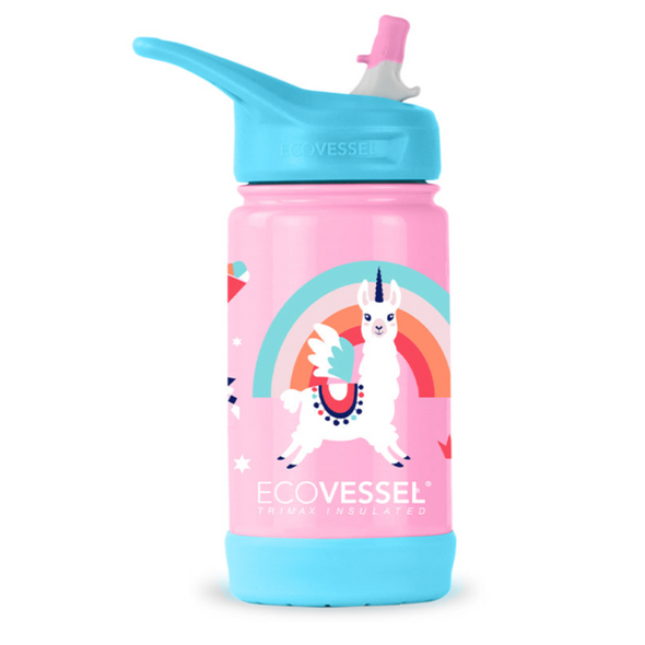 EcoVessel The Frost Water Bottle, Llama