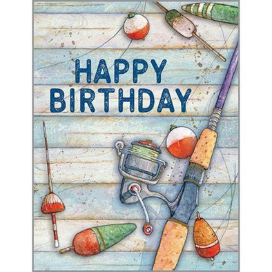 Fishing Pole Greeting Card