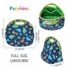 Funkins Large Lunch Bag, Black Dinos