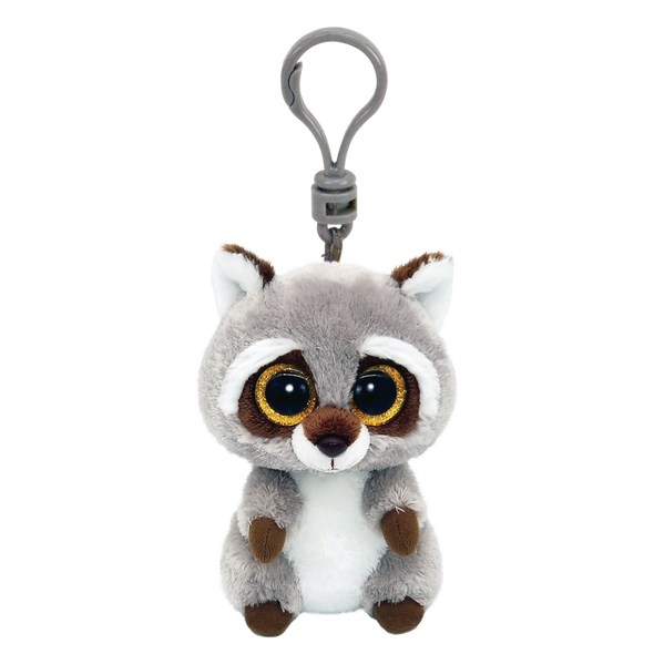 Ty Backpack Clip, Oakie Raccoon