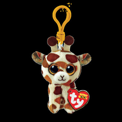 TY Backpack Clip, Stilts Giraffe