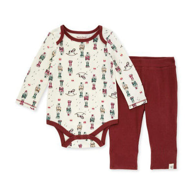 Burts Bees Nutcracker Bodysuit & Ribbed Pant Set