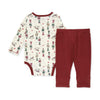 Burts Bees Nutcracker Bodysuit & Ribbed Pant Set