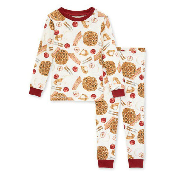 Burts Bees Tee & Pant PJ Set, Apple Of My Pie