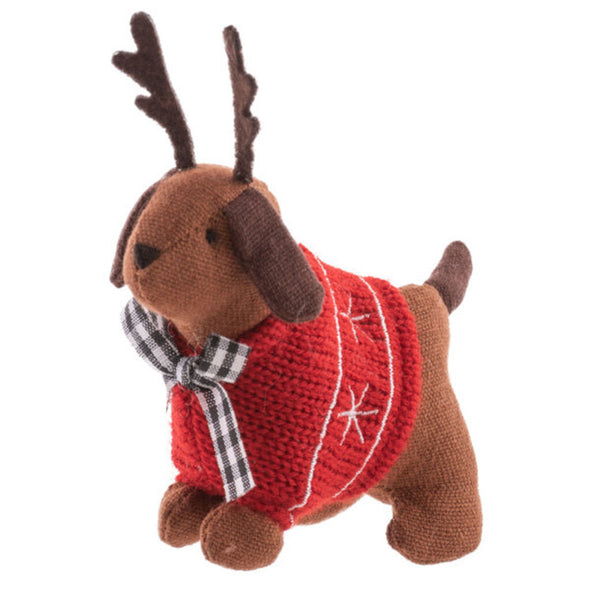 Stephen Joseph Linen Ornament, Reindeer