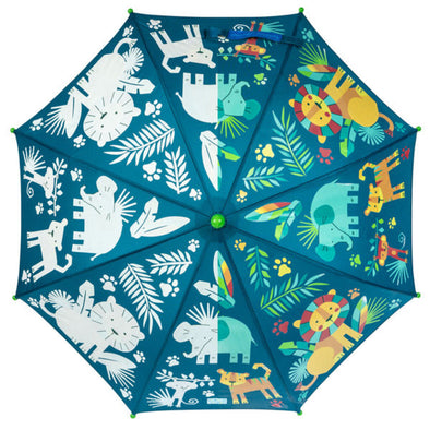 Stephen Joseph Colour Changing Umbrella, Zoo